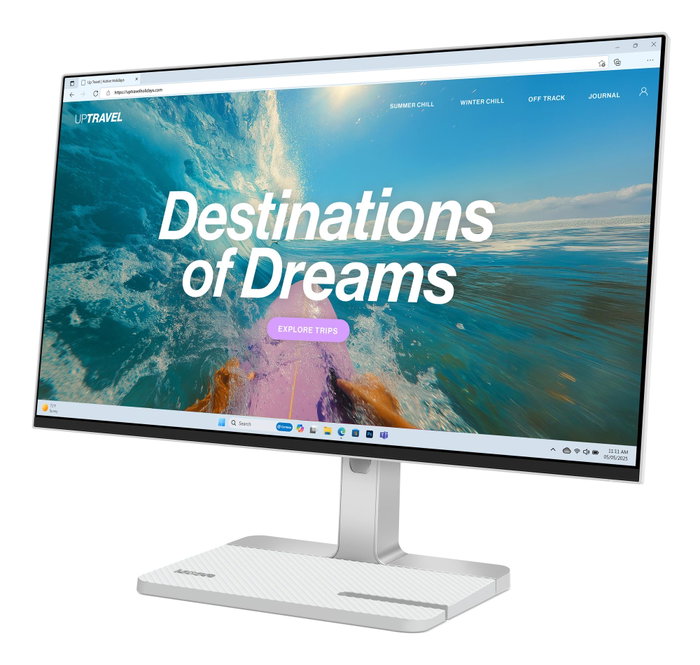 Lenovo Monitor L24D-4C de 60.5 cm (23.8 pulg) Gris