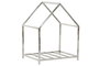 DKD Home Decor Leñera Inox Niquelado Plateado 40x30x50 cm