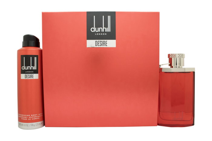 Dunhill Desire Red Gift Set 100ml EDT + 226ml Deodorant Spray Dunhill Desire Red Gift Set 100ml EDT + 226ml Deodorant Spray