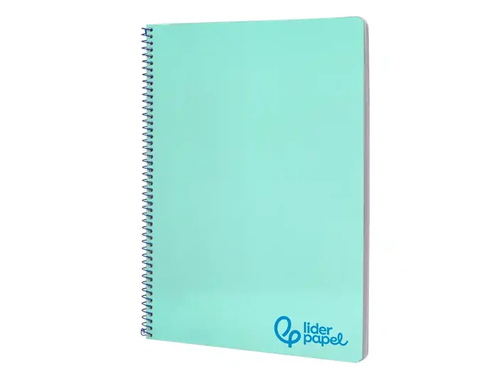 Liderpapel Cuaderno espiral A4 Wonder verde pastel 80 hojas 90g cuadro 4mm Liderpapel Cuaderno espiral A4 Wonder verde pastel 80 hojas 90g cuadro 4mm