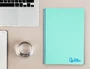Liderpapel Cuaderno espiral A4 Wonder verde pastel 80 hojas 90g cuadro 4mm