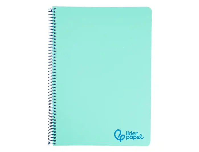 Liderpapel Cuaderno espiral A4 Wonder verde pastel 80 hojas 90g cuadro 4mm Liderpapel Cuaderno espiral A4 Wonder verde pastel 80 hojas 90g cuadro 4mm