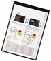Tarifold Fundas Magnéticas A4 con Marco Negro, Pack de 5