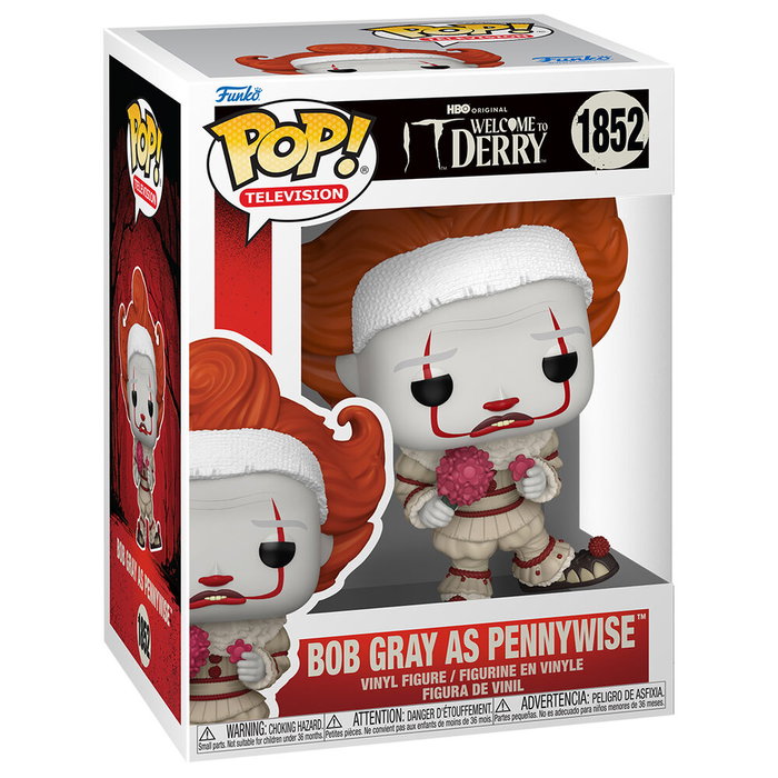 Funko POP! Figura Bob Gray as Pennywise Bienvenidos a Derry Vinilo en Caja Regalo Funko POP! Figura Bob Gray as Pennywise Bienvenidos a Derry Vinilo en Caja Regalo