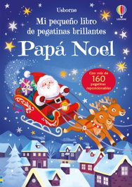 USBORNE, PAPA NOEL - MI PEQUEÑO LIBRO DE PEGATINAS