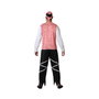 Disfraz Pirata Bucanero Hombre Adulto Rojo XS-S