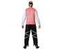 Disfraz Pirata Bucanero Hombre Adulto Rojo XS-S
