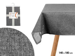 Kinvara Mantel Poliéster Gris Oscuro 140x180 cm (Set de 12)
