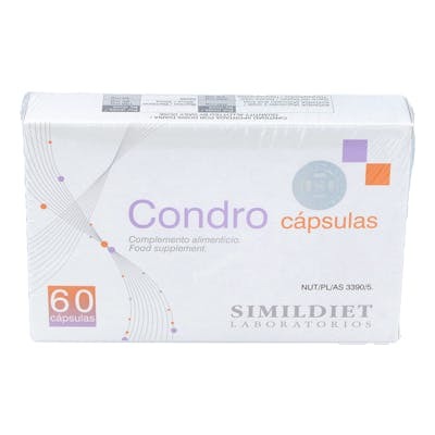 SIMILDIET Condro 60 Cap. con Extracto de Aguacate y Soja, Dimetil Sulfona y Harpagofito para la Salud Articular