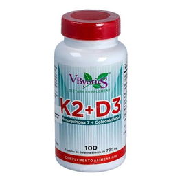 VBYOTICS Vitamina K2+D3 100 Perlas