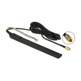 DeLOCK Antena DAB+ 12411 Omnidireccional SMB Negra