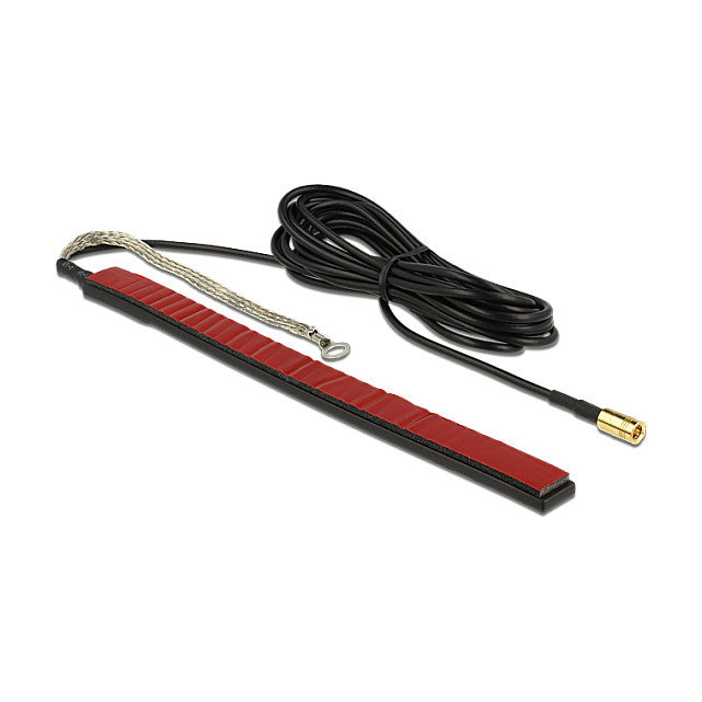 DeLOCK Antena DAB+ 12411 Omnidireccional SMB Negra