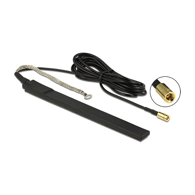 DeLOCK Antena DAB+ 23 dBi con conector SMB y montaje exterior DeLOCK Antena DAB+ 23 dBi con conector SMB y montaje exterior