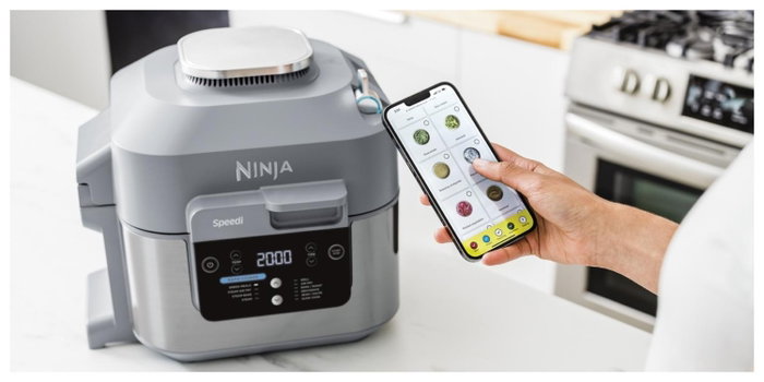 Ninja Speedi ON400EU Olla Rápida y Freidora de Aire 5,7 L Gris