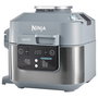 Ninja Foodi ON400EU Olla Multifunción 10 en 1, 5.7 Litros, Cocina Rápida, Vapor, Freír y Hornear, Recubrimiento Cerámico, Gris, 1760W