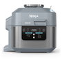 Ninja Foodi ON400EU Olla Multifunción 10 en 1, 5.7 Litros, Cocina Rápida, Vapor, Freír y Hornear, Recubrimiento Cerámico, Gris, 1760W