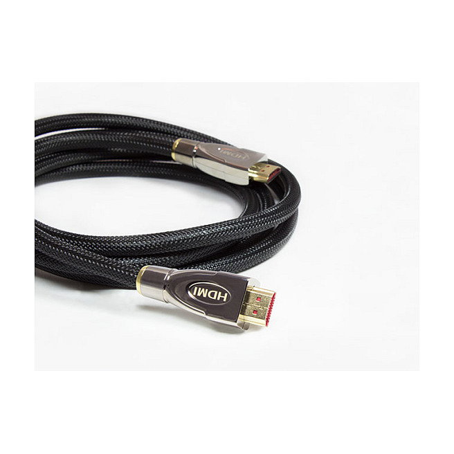 PYTHON Series Cable HDMI® 2.1 8K UHD-2 con tejido de nailon, negro, 2m PYTHON Series Cable HDMI® 2.1 8K UHD-2 con tejido de nailon, negro, 2m
