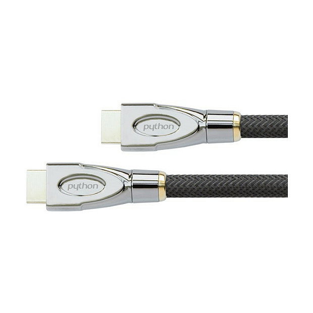 PYTHON Series Cable HDMI® 2.1 8K UHD-2 con tejido de nailon, negro, 2m PYTHON Series Cable HDMI® 2.1 8K UHD-2 con tejido de nailon, negro, 2m