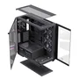 Einarex Z1K RGB Black Caja Semitorre con Cristal Templado Negra