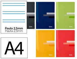 Liderpapel Libreta Scriptus A4 48 Hojas 90gr Pauta 5ª 2.5mm con Margen
