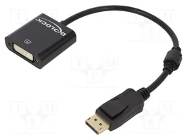 DeLOCK 62601 Adaptador DisplayPort a DVI-I 4K Negro
