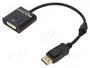 DeLOCK 62601 Adaptador DisplayPort a DVI-I 4K Negro