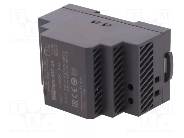 MEAN WELL DDR-60G-24 Convertidor DC/DC 60W 24VDC