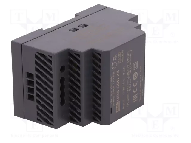 MEAN WELL DDR-60G-24 Convertidor DC/DC 60W 24VDC