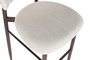 DKD Home Decor Taburete Metal Poliéster Simil Madera Nogal