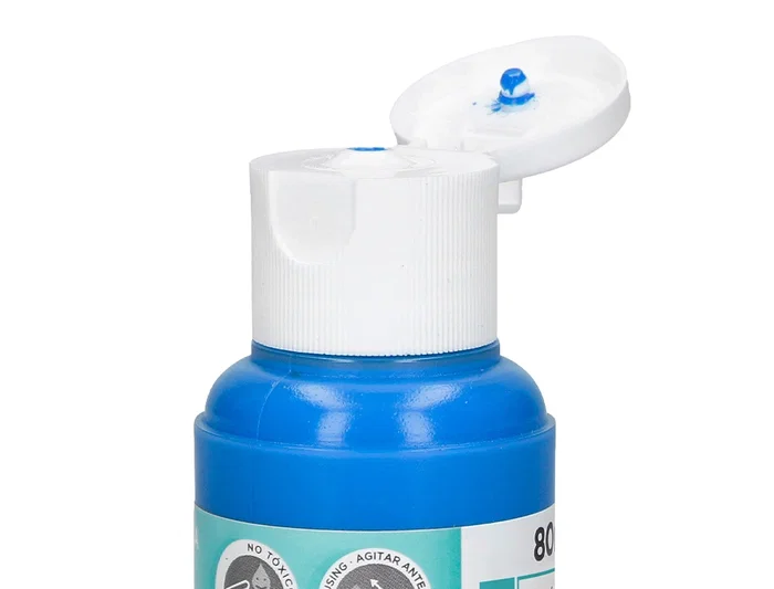 Liderpapel Pintura Acrílica Cian Bote 80 ml Multisuperficie