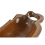 DKD Home Decor Centro de Mesa de Teca Tallada Natural 70x20x7 cm
