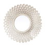 DKD Home Decor Espejo MDF y Cristal Decapé Blanco 90x90 cm