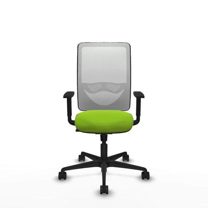 PIQUERAS Y CRESPO Silla de oficina Zulema con mecanismo Sincro en Pistacho y Blanco PIQUERAS Y CRESPO Silla de oficina Zulema con mecanismo Sincro en Pistacho y Blanco