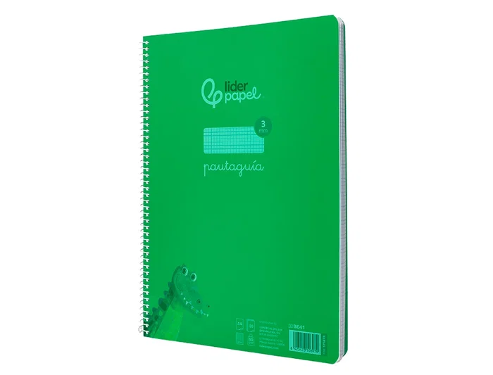 Liderpapel Cuaderno Espiral A4 Pautaguía Tapa Plástico 80 Hojas 90gr Cuadro Pautado 3mm Con Margen Color Verde Liderpapel Cuaderno Espiral A4 Pautaguía Tapa Plástico 80 Hojas 90gr Cuadro Pautado 3mm Con Margen Color Verde