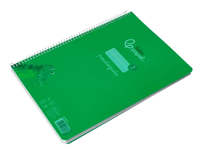 Liderpapel Cuaderno Espiral A4 Pautaguía Tapa Plástico 80 Hojas 90gr Cuadro Pautado 3mm Con Margen Color Verde Liderpapel Cuaderno Espiral A4 Pautaguía Tapa Plástico 80 Hojas 90gr Cuadro Pautado 3mm Con Margen Color Verde