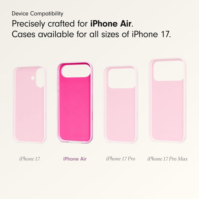 Apple Funda para iPhone Air con MagSafe - Rosa Pebble Pink