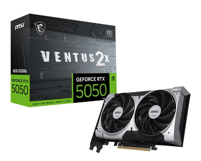 MSI GeForce RTX 5050 VENTUS 2X OC 8GB GDDR6