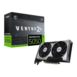 MSI RTX 5050 8G VENTUS 2X OC 8GB GDDR6 Tarjeta Gráfica