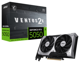 MSI GeForce RTX 5050 VENTUS 2X OC Tarjeta Gráfica NVIDIA 8 GB GDDR6