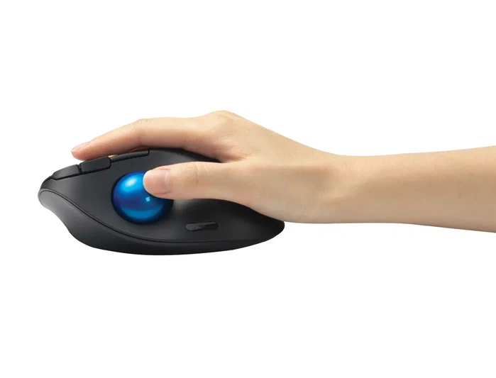 Kensington Pro Fit Ergo TB450 Trackball Inalámbrico Negro/Azul