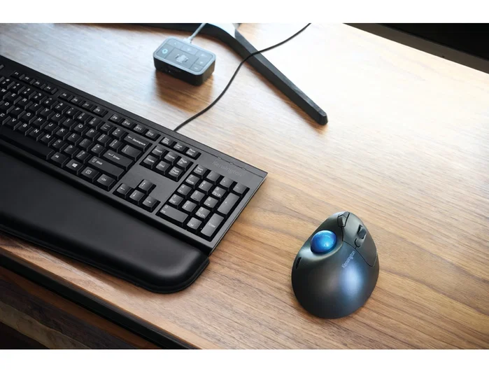 Kensington Pro Fit Ergo TB450 Trackball Inalámbrico Negro/Azul