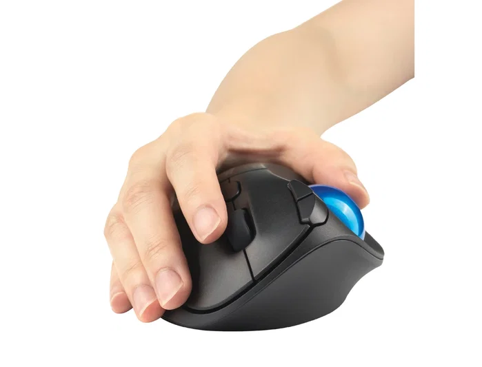 Kensington Pro Fit Ergo TB450 Trackball Inalámbrico Negro/Azul