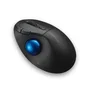 Kensington Pro Fit Ergo TB450 Trackball Inalámbrico RF 2.4GHz + Bluetooth Ergonómico 1600 DPI Negro/Azul - Para Oficina y Mano Derecha