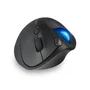 Kensington Pro Fit Ergo TB450 Trackball Inalámbrico RF 2.4GHz + Bluetooth Ergonómico 1600 DPI Negro/Azul - Para Oficina y Mano Derecha