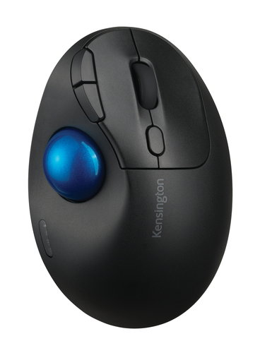 Kensington Pro Fit Ergo TB450 Trackball Inalámbrico Negro/Azul