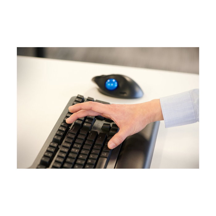 Kensington Pro Fit Ergo TB450 Trackball Inalámbrico Negro/Azul
