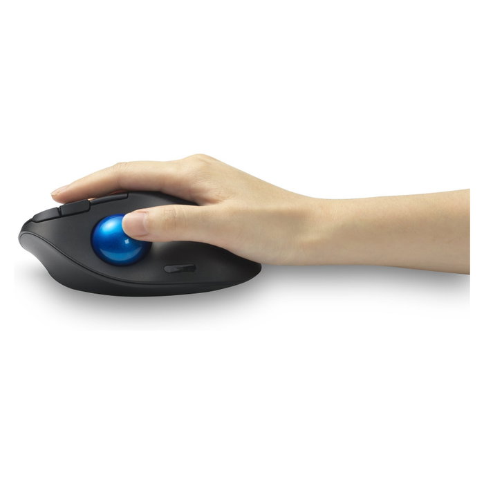 Kensington Pro Fit Ergo TB450 Trackball Inalámbrico Negro/Azul