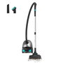 Cecotec Aspirador con bolsa Conga Powerbag 2000 Compact Plus 800W 2L negro ruedas
