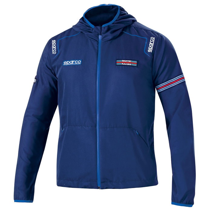 Sparco S02405MRBM2M Chaqueta Cortavientos Martini Talla M Azul Sparco S02405MRBM2M Chaqueta Cortavientos Martini Talla M Azul