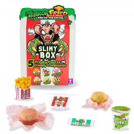 Bandai Terror Fried - Juguete Caja Viscosa con Figuras Espeluznantes para Aplastar y Descubrir, Recomendado +5 años